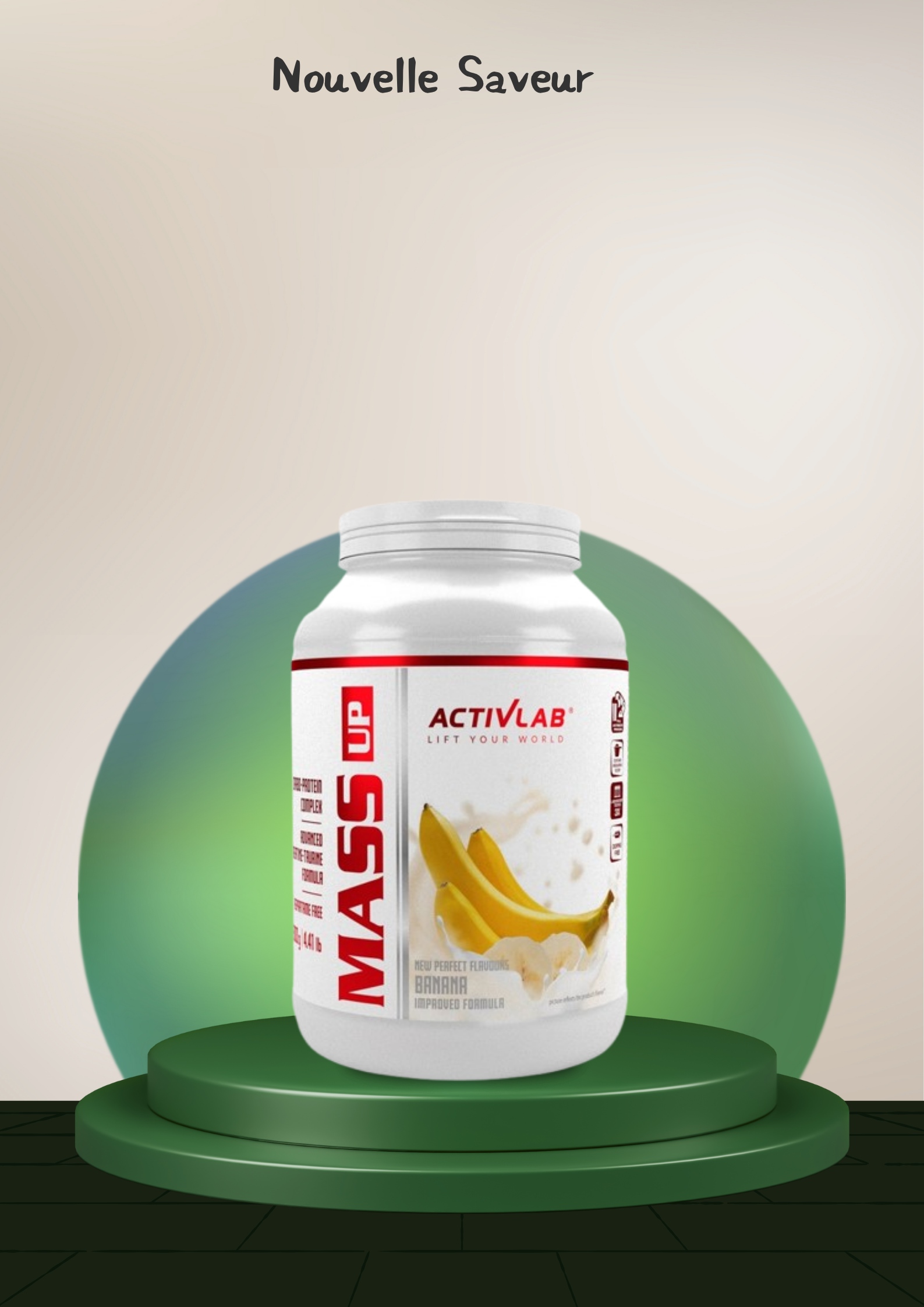 Mass Gainer – banane  (2Kg)