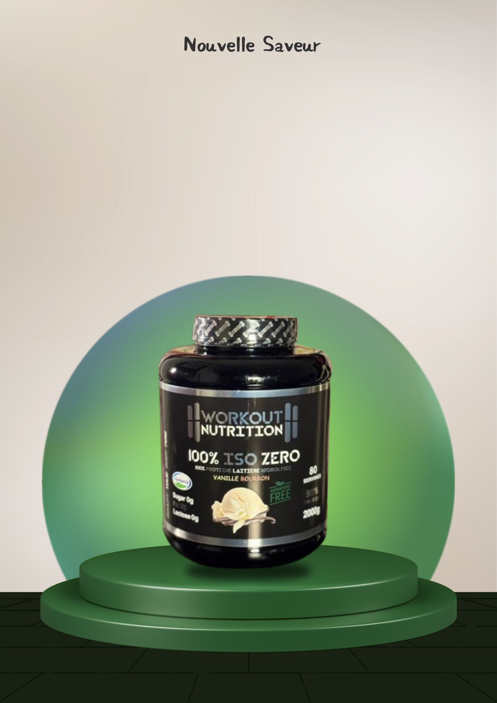 Whey 100% ISO Zero – vanille (2 kg)